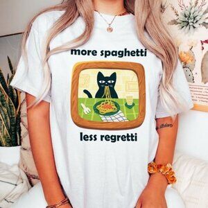 French Cat Dinning Pasta Shirt, Positive Quote Shirt, Cat Gifts